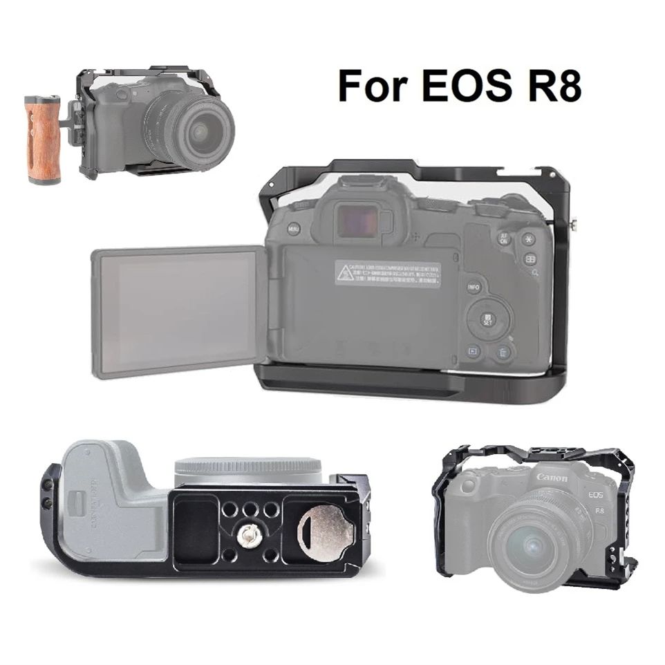 Canon Camera Eos R8 - Protective Frame Camera Cage for Canon