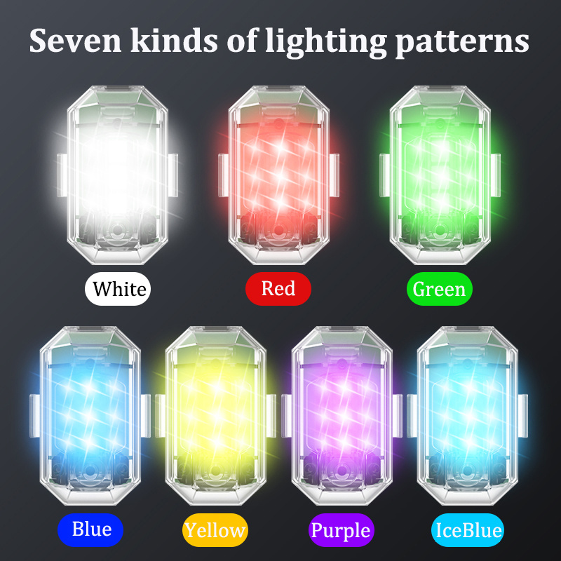 2PCS/4PCS Wireless LED Drone S - Drone Strobe Light recension och pris