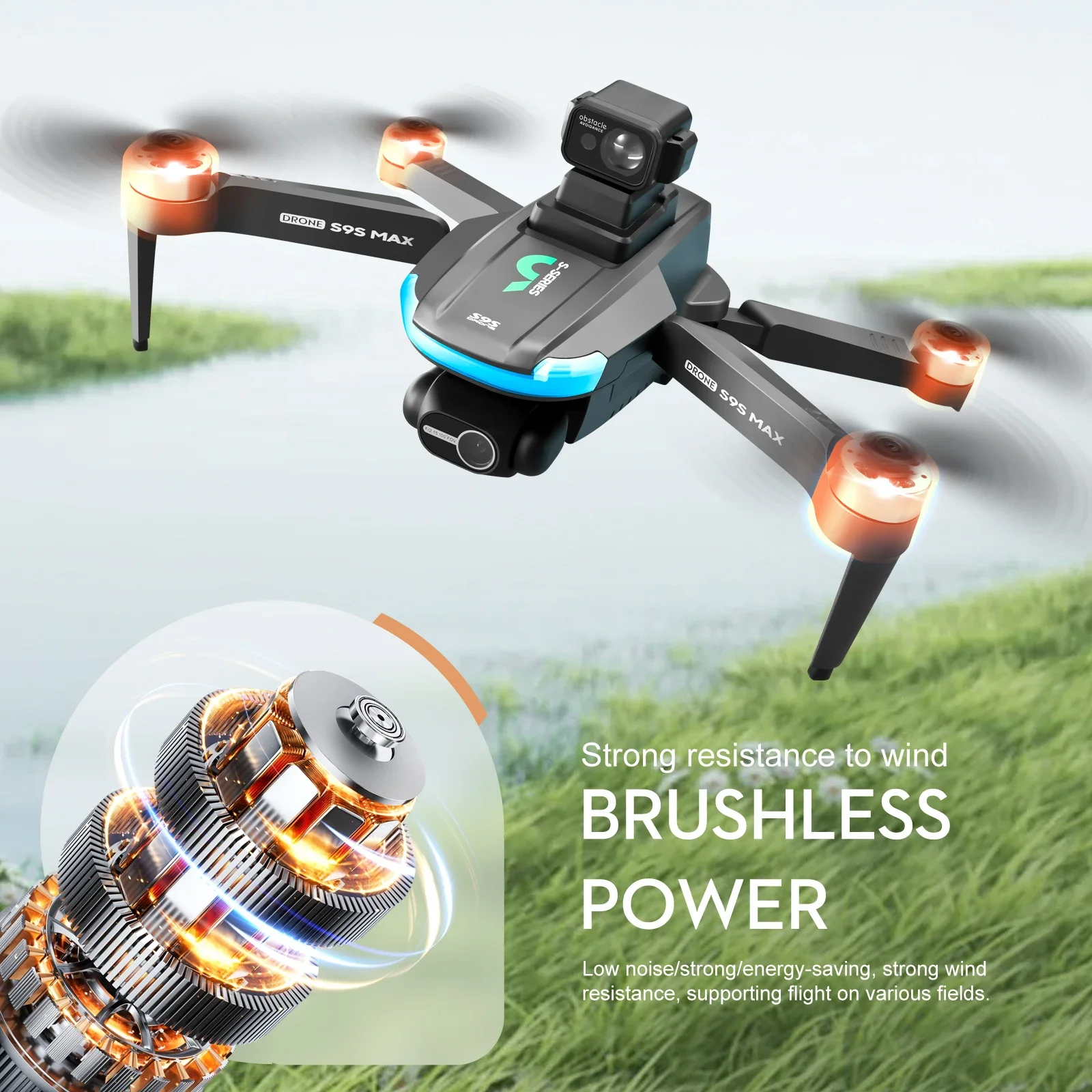 NEW S9S MAX MINI Drone 4K 2-Ax - Drone Controller Screen recension och pris