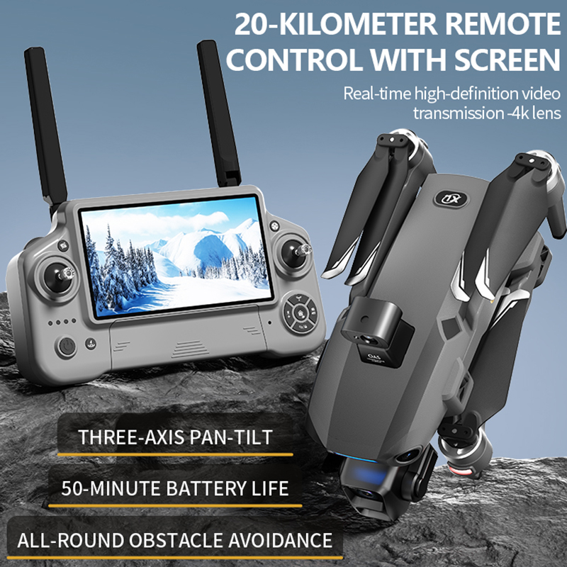 2026 New 8K Dual Camera Drone  - Drone Controller Screen recension och pris
