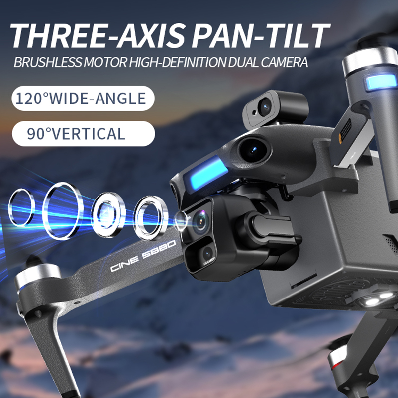 2026 New 8K Dual Camera Drone  - Drone Controller Screen recension och pris