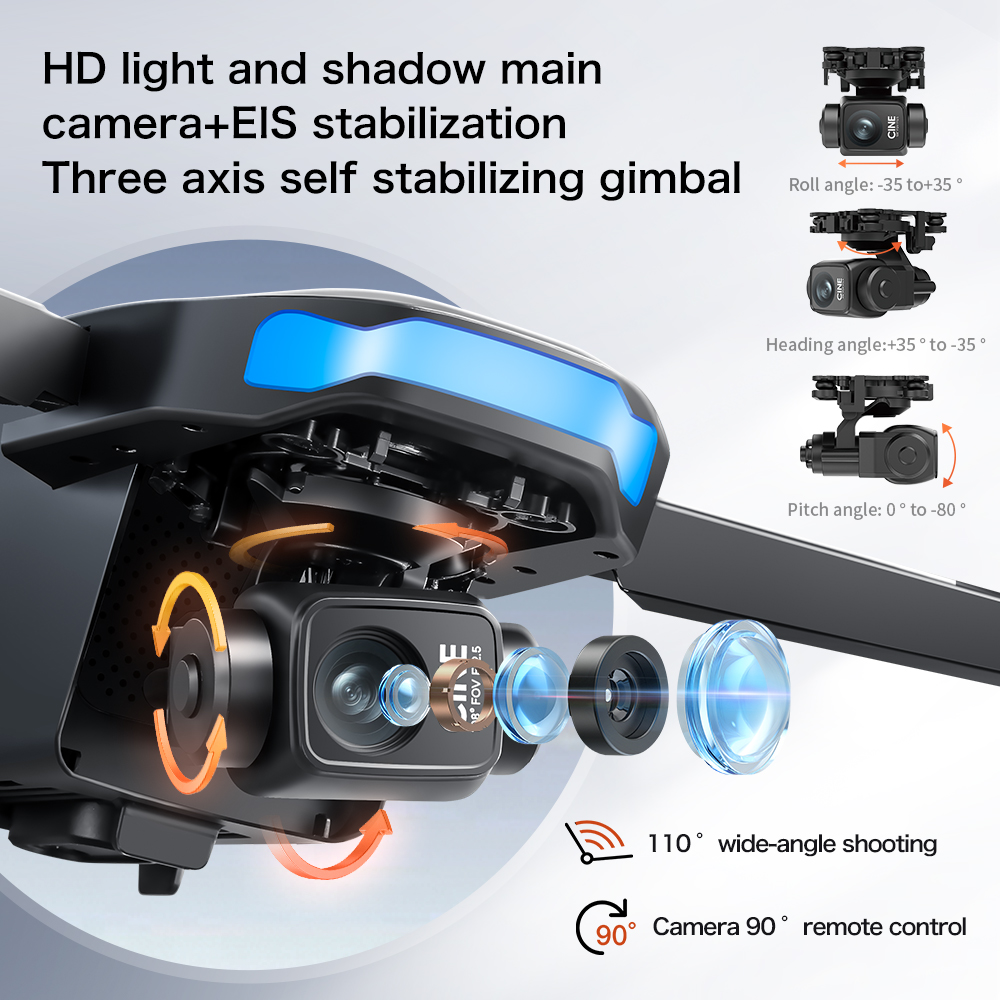 New S-X1 MAX Drone GPS 8K Prof - Drone Battery Adapter recension och pris